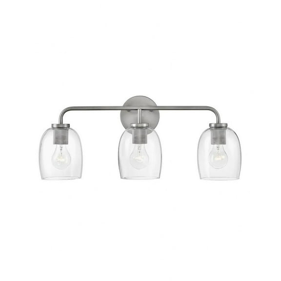 85013AN-Lark-Percy - 3 Light Bath Vanity In Transitional and Classic Style-10.25 Inches Tall and 24 Inches Wide-Antique Nickel Finish