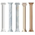 thumbnail image 5 of 3D Roman Column Wallspaper TV Sofa Background Wall Decor Stickers, 5 of 6