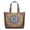 White-248, variant on Paisley Boho Design Vintage Travel Tote - Large Main Compartment & Side Pockets