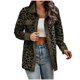thumbnail image 2 of Puntoco Mujer Moda Casual Botón Manga Larga Sin Capucha Impresión Outwear tops Blusa Puntoco Puntoco-337, 2 of 5