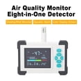 thumbnail image 3 of Tool Set Meter Eight-In-One Air Quality Monitor Indoors Outdoors Detector for CO2 HCHO TVOC PM2.5 PM10 Temperature Humidity, 3 of 7