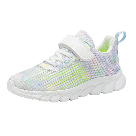 CPNG Girls Sneakers Leisure Non Slip Soft Sole Sports Shoes Spring and Autumn Mesh Breathable Lightweight Comfortable Casual Running Athletic Shoes