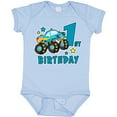 thumbnail image 3 of Inktastic 1st Birthday Monster Truck Boys Baby Bodysuit, 3 of 5