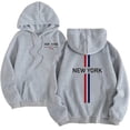 thumbnail image 2 of New York Hoodies for Men 2025 Fall Winter Long Sleeve Hooded Sweatshirt with Pockets Pullover Graphic Mens Hoodies, 2 of 5