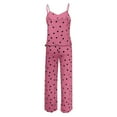 thumbnail image 5 of Njagoc3 Women's Sleeveless Polka Dot Pajama Set - Patterned, Casual Style, Summer & Sleep Wear, 5 of 6