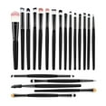thumbnail image 2 of Juego de 20 brochas de maquillaje profesionales, brochas sintéticas premium para base, polvos, rubor, sombras, correctores, cosméticos para ojos, kit de brochas de maquillaje., 2 of 8