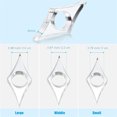 thumbnail image 2 of 1PC Multi-function Acrylic Thumb Book Support Book Page Holder Convenient Bookmark School Office Supplies Book Thumb Holder L, 2 of 4