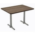 thumbnail image 1 of Scranton & Co Mode Teak Bistro Height Conference Table 30 x 48 in, 1 of 6
