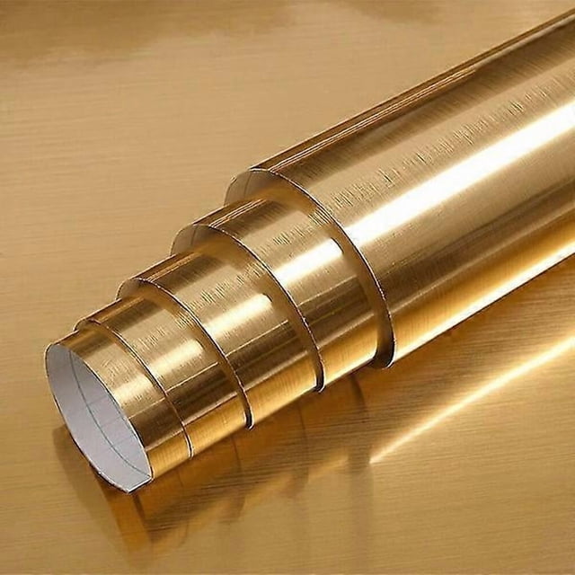 Self-adhesive Marble Wallpaper, Peel and Stick Stickers Gold 40cm x 2m Golden 40cm x 2m
