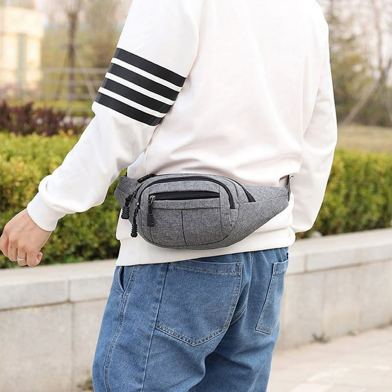 Men Waist Pack Nylon Sport Fanny Bags Boy Drop Leg Bags Hip Bum Belt Bag Travel