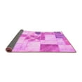 thumbnail image 2 of Ahgly Company Indoor Round Patchwork Pink Transitional Area Rugs, 3' Round, 2 of 4