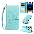 thumbnail image 1 of Funda Cartera GANGXUN con Diseño de Perrito en Relieve para iPhone 14 Pro , Protección 360° con Ranuras y Correa Desmontable, 1 of 6