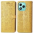thumbnail image 3 of Funda Cartera FOXDOCK para Honor 400 Lite , Flip PU con Relieve de Gatos y Perros, Tarjetero y Soporte, 3 of 6