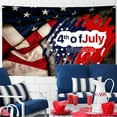 thumbnail image 7 of luoshd Independence Day Decorations Congratulations Independence Day Banner Holiday Party Decorations Hanging Flags Patriotic Decorations Photo Backdrops, 7 of 7