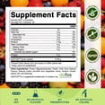 thumbnail image 4 of (3 pack) Vitamatic Kids Prebiotic Fiber Gummies for Adults - 4G Fiber Extra Strength - Zero Sugar Added - 60 Pectin Based Gummies - Digestive Health & Regularity Support, 4 of 13