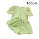 thumbnail image 5 of Jumpingount Conjunto de camisas y ropa para niñas, pantalones duraderos atractivos transpirables de poliéster de verano, conjunto para niños, conjuntos de ropa verde 100cm, 5 of 6