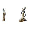 thumbnail image 1 of Figura de mujer africana,Estatua artesanal de una dama tribal africana,hecha a mano,para cafetería.,Estatua de dama,Estatua de mujer tribal africana hecha a mano,artesanías de, 1 of 8