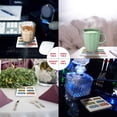 thumbnail image 2 of KXMDXA Funny Comic OMG WOO Set of 6 Coaster for Drinks, Absorbent Ceramic Stone Coasters Cup Mat with Cork Base for Home Kitchen Room Coffee Table Bar Decor, 2 of 4
