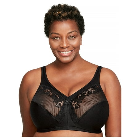 

Glamorise Full Figure Plus Size MagicLift Minimizer Bra Wirefree #1003