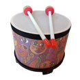 thumbnail image 2 of Tambor de piso, tambor de Juguete Musical para desarrollar talentos musicales, tambor Bongo educativo, tambor de juguete de madera para niños, regalo, 2 of 9