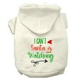 thumbnail image 6 of Christmas Pet Dog  Cat Hoodie Screen Printed, "I Can't, Santa Is Watching", 6 of 11