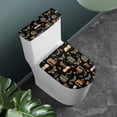 thumbnail image 2 of FORUDESIGNS Butterfly Mushroom Book Pattern 2 Pack Toilet Lid Cover and Toilet Tank Lid Cover Universal Toilet Seat Cozy Decoraction Fits Most Round Elongated and Oblong Lids, 2 of 8