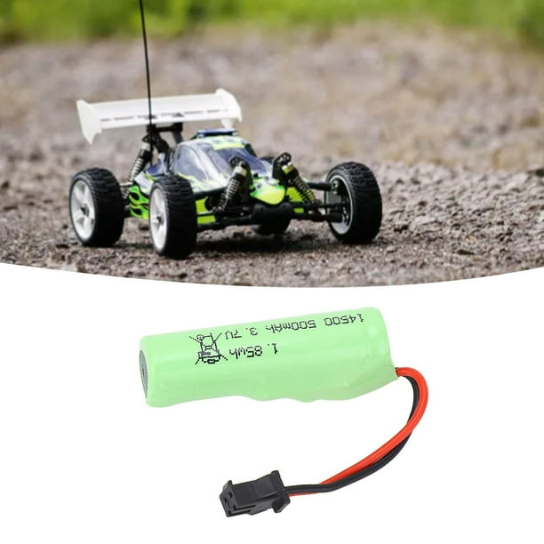 Pack De 2 Baterías De Ion De Litio De 3.7V 500mAh Con Conector SM-2P – Para Coches RC, Barcos Y Camiones Teledirigidos – Incluye 2 Cables De Carga USB Con Protección