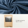 thumbnail image 2 of Ntbay 2 Pack Velvet Queen Hidden Zippered Pillowcases, Super Soft and Cozy Luxury Solid Color Pillow Cases, 20 x 30 Inches, Navy Blue, 2 of 5