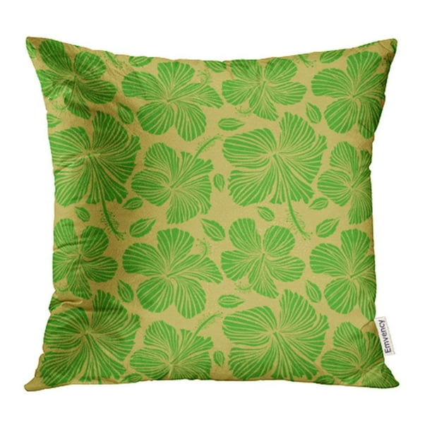 ARHOME Hawaiian Vintage Tropical Hibiscus Flowers Pattern