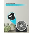 thumbnail image 7 of BLACK+DECKER BFF16B 16-In. 3-Speed Portable Floor Fan with Adjustable Tilt, Black, BFF16B, 7 of 7