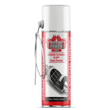 Easy to clean diesel particulate filter ( DPF ) no disassembling needed, Foam Cleaning technology fast and easy - motor power Care