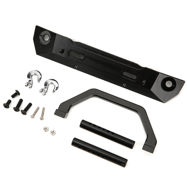 Parachoques Delantero ANGGREK Accesorio Para Coche RC Para RGT 1/10 Monster Truck Off Road Color Plata, Negro