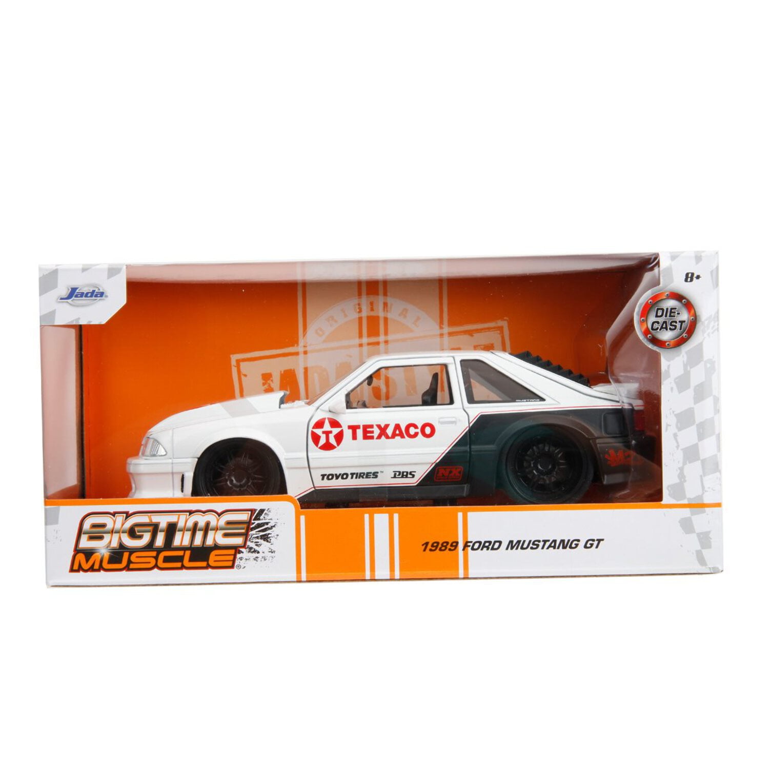 Bigtime Muscle 1989 Ford Mustang Texaco 1:24 Vehicle(Selections May Vary)