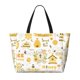thumbnail image 2 of Fotbe Farm Bee Cute Honey Bolsa de Viaje para Playa - Resistente al Agua, Bolsa Tote de Gran Capacidad y Ligera con 7 Bolsillos para Mujeres y Hombres, 2 of 7