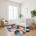 thumbnail image 7 of Addison Rugs Mayfield Premium Machine Washable Transitional Abstract Blue Rectangle Rug, 9' x 12', 7 of 7