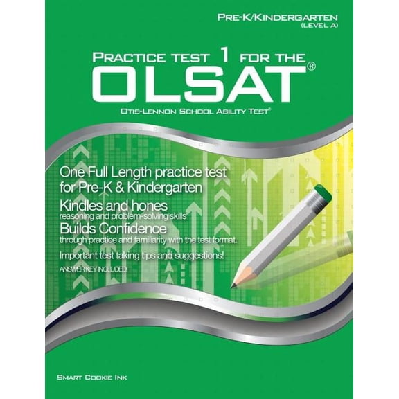 Practice Test for the Olsat Practice Test 1 for the OLSAT - PRE-K / KINDERGARTEN (Level A): OLSAT - Pre-K, Kindergarten, (Paperback)