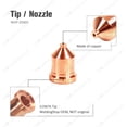 thumbnail image 4 of Plasma Torch Bouclier de Traînée pour Électrode Miller Spectrum 875 Cutter ICE-60T/TM 25 Pcs, 4 of 4