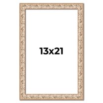 13x21 Frame White Real Wood Picture Frame Width 1.5 inches | Interior Frame Depth 0.5 inches |
