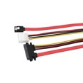 thumbnail image 1 of 22 Pin SATA ATA Data and Power Combo Cable,22Pin SATA to 7Pin Serial ATA Data Cable + 4Pin IDE LP4 Power Cable (Date 30), 1 of 4