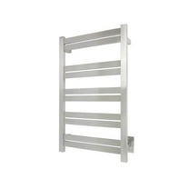 Elevate Grande 10-Bar Electric Towel Warmer, Brushed Stainless Steel