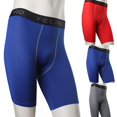 thumbnail image 3 of Men Compression Shorts Sports Short Pants Base Layer Tights Short Pants, 3 of 5