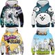 thumbnail image 2 of Sudadera con capucha Game The Battle Cats para niños, ropa de otoño, chándal con capucha para niñas, ropa para niños, jersey informal para niños, sudadera, 2 of 5
