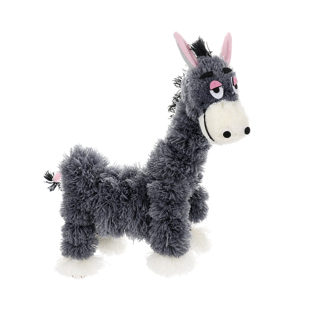 Yarn Horse Four Legged Black & White String Marionette 12" Puppet 
