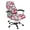 Cherries Pattern, variant on POLERO Mushroom Flowers Pattern Office Swivel Chair Cover, Soft High Back Chair Slipcover Washable All-in-One Rotating Chair Slipcovers for Home