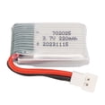 thumbnail image 2 of 3.7V 220mah LiPo Battery 20C High Rate 702025 Rc Aircraft Lithium Battery With XH2.54 Plug for X4 X11 X13, 2 of 5
