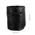 thumbnail image 2 of LEORX 2Pcs Yard Waste Container Black Plastic for Leaf Collection and Waste Management, 2 of 5