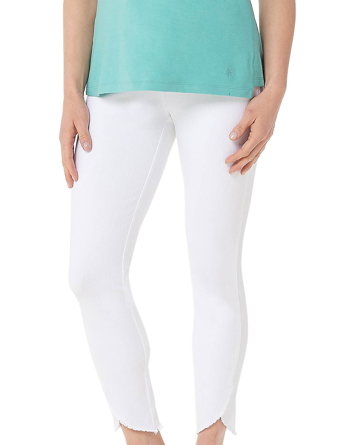 white ankle jeans petite