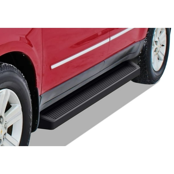 APS iBoard Black Running Boards Style Compatible with Chevy Traverse 20072017 & Buick Enclave