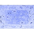 thumbnail image 1 of Ahgly Company Machine Washable Indoor Rectangle Oriental Blue Traditional Area Rugs, 5' x 8', 1 of 4
