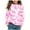 Pink4, variant on Posijego Unisex Girls Boys Tie-Dye Sweatshirts Spring Long Sleeve Shirt for Kids Trendy Pullover Tops